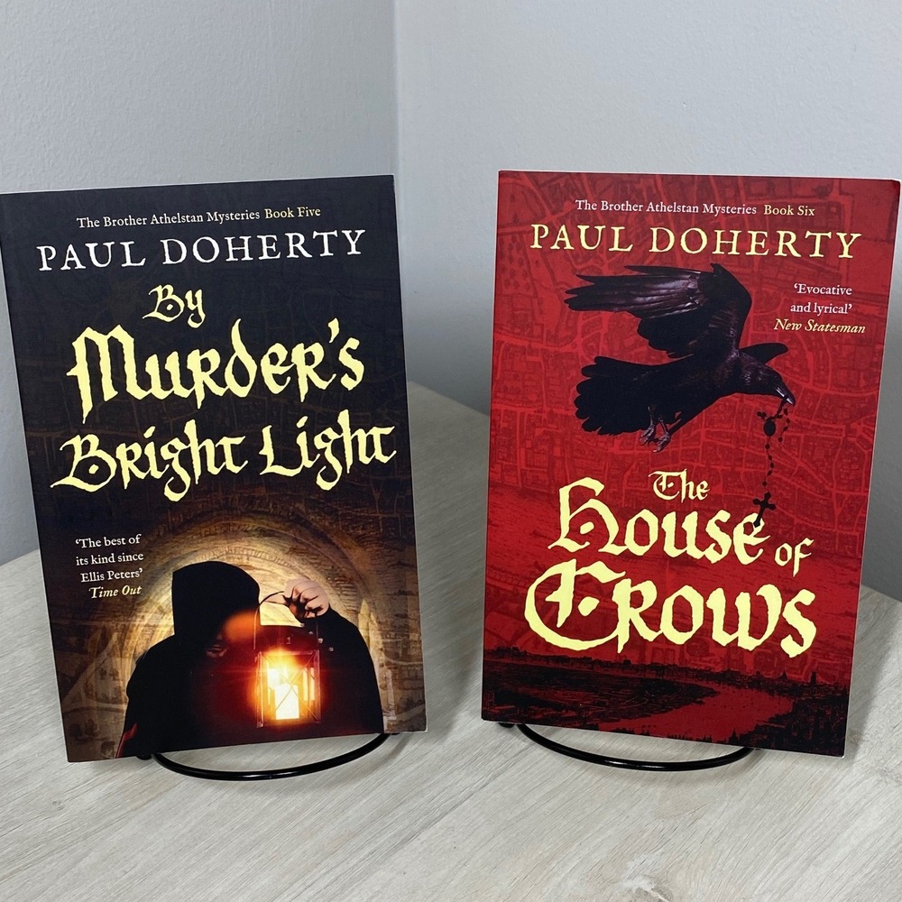 Paul Doherty Brother Athelstan Mysteries Book 5 and 6 Paperback Set Canelo